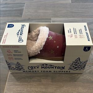 Cozy Mountain Memory Foam Women’s Slippers